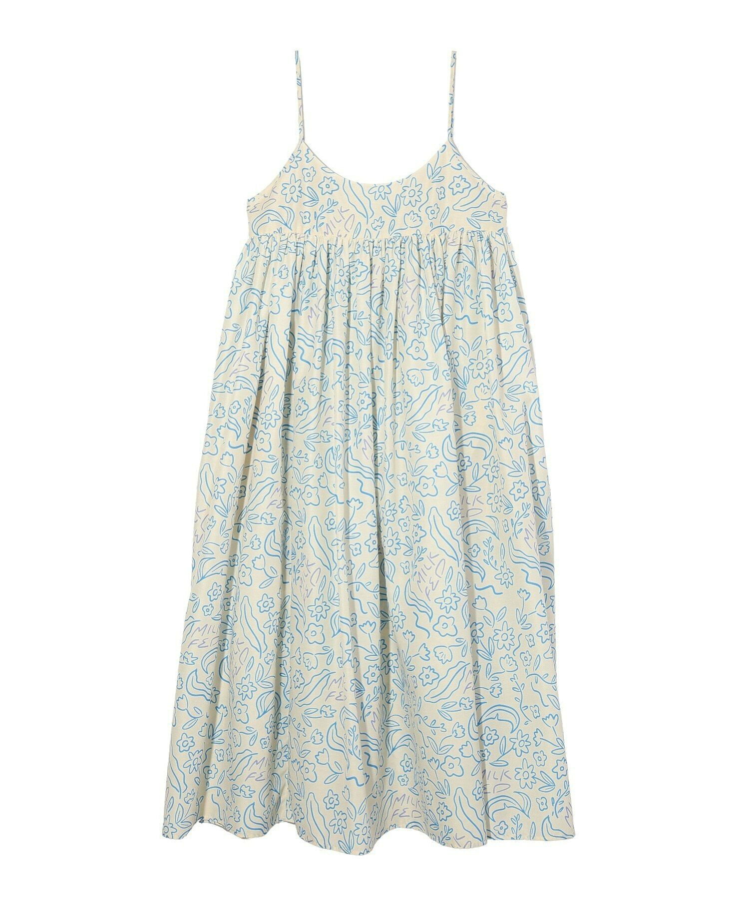 FLORAL CAMISOLE DRESS MILKFED.